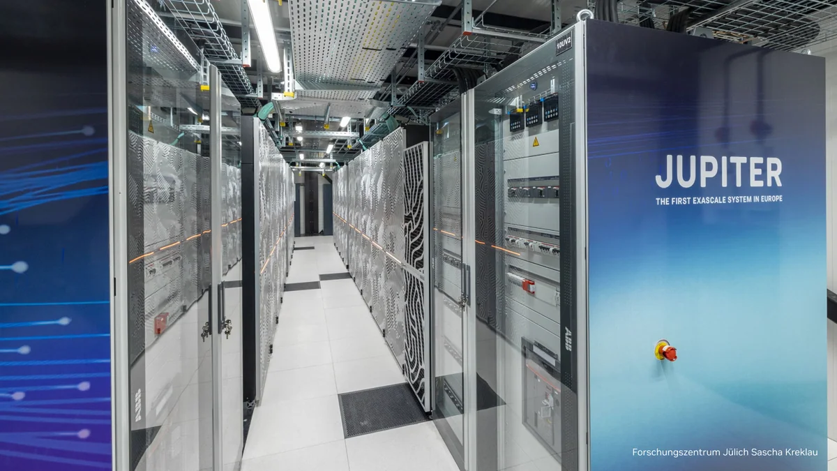 JUPITER supercomputer at Jülich Supercomputing Centre